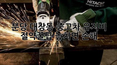 분당, 대장동 중고차 유지비 절약꿀팁🍯 놓치면 손해!